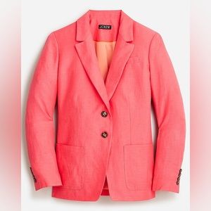 J.CREW Helena blazer in Chelsea linen-cupro blend 2